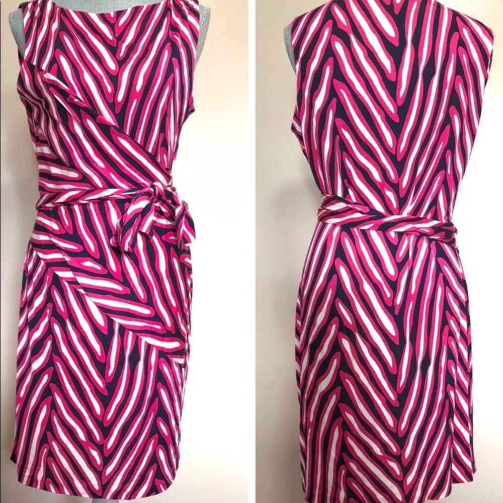 NWT Fuchsia DIANE Von FURSTENBERG SHINA Wrap Dress